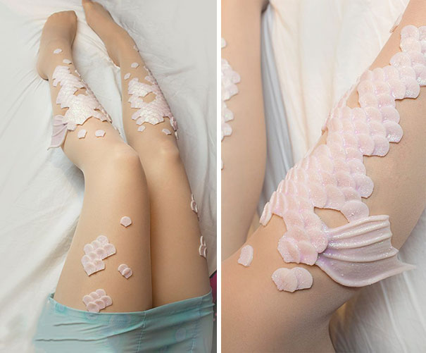 Mermaid Tights That Make It Look Like You&#8217;re Developing A Tail