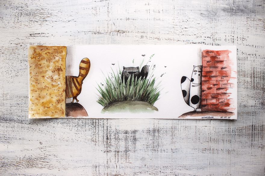 I Haven’t Painted A Single Pic For 3 Years Since My Son Was Born, So I Started This 365 Watercolor Challenge I Haven’t Painted A Single Pic For 3 Years Since My Son Was Born, So I Started This 365 Watercolor Challenge