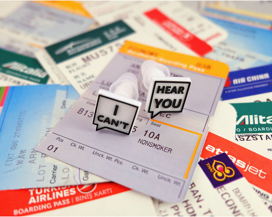 I’ve Designed Funny And Useful Travelling Earplugs I’ve Designed Funny And Useful Travelling Earplugs