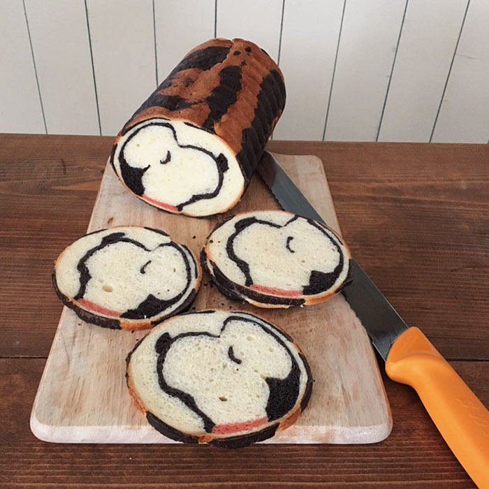 Japanese Mom Bakes Awesome Loaves of Bread Inspired By Her Kids Drawings And Nature Japanese Mom Bakes Awesome Loaves of Bread Inspired By Her Kids Drawings And Nature