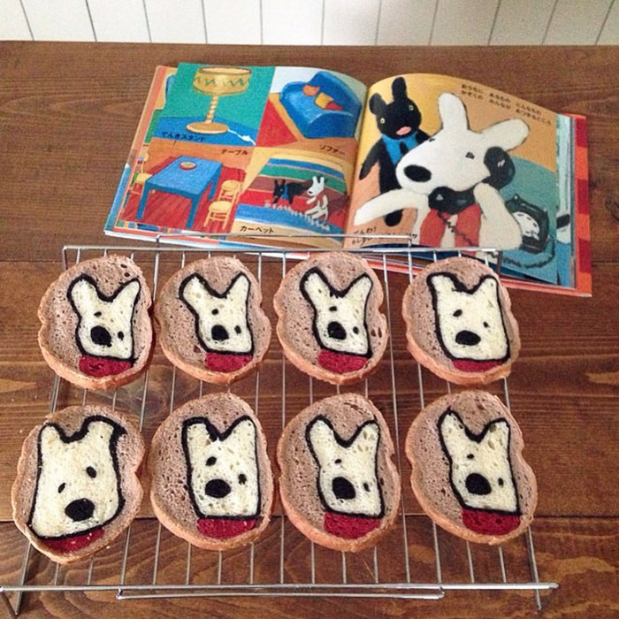 Japanese Mom Bakes Awesome Loaves of Bread Inspired By Her Kids Drawings And Nature Japanese Mom Bakes Awesome Loaves of Bread Inspired By Her Kids Drawings And Nature