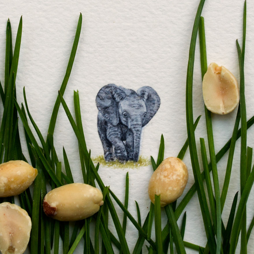 I Paint Miniature Watercolors To Show That Beauty Is In The Little Things