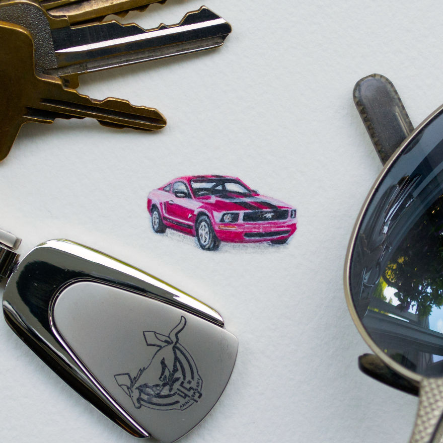 I Paint Miniature Watercolors To Show That Beauty Is In The Little Things