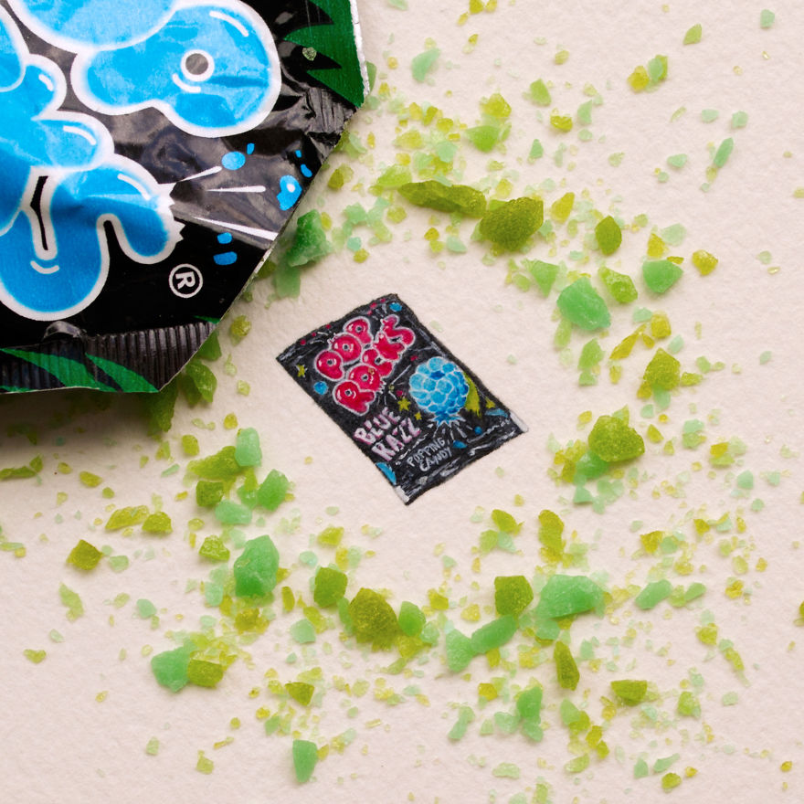 I Paint Miniature Watercolors To Show That Beauty Is In The Little Things