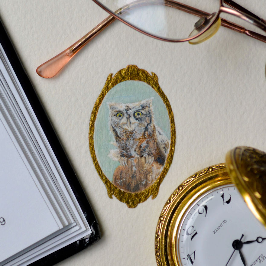 I Paint Miniature Watercolors To Show That Beauty Is In The Little Things