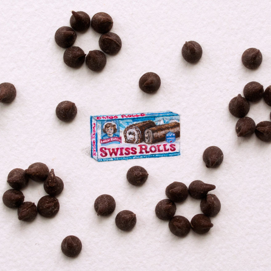 I Paint Miniature Watercolors To Show That Beauty Is In The Little Things