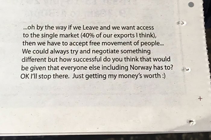 Man Fed Up With Immigration Debate Buys His Own Newspaper Ad Man Fed Up With Immigration Debate Buys His Own Newspaper Ad