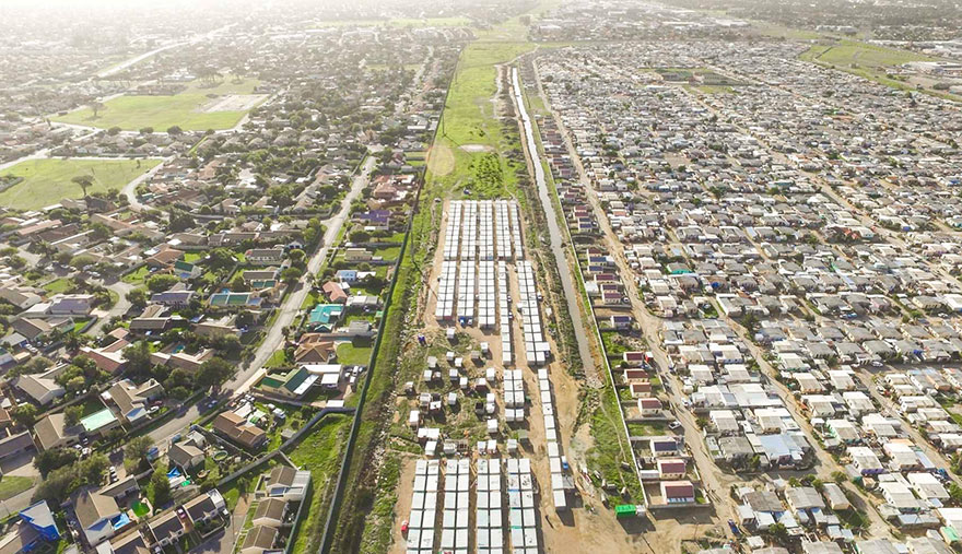 Lines Dividing Rich And Poor Captured With Drones