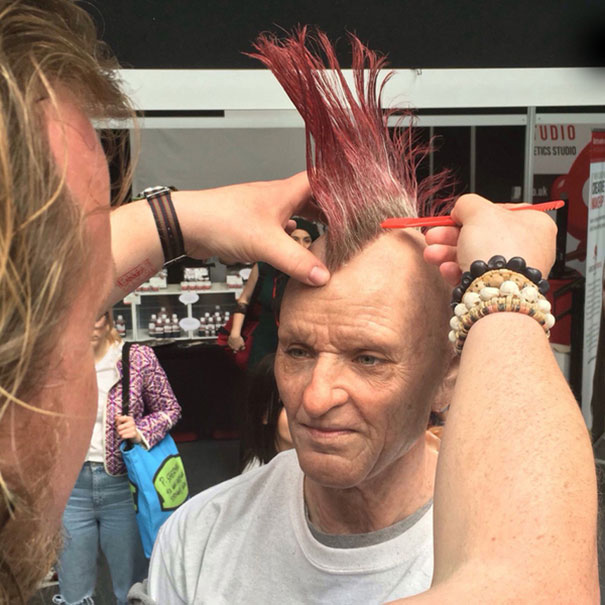 Makeup Artist Transforms Young Girl Into An Old Punk Makeup Artist Transforms Young Girl Into An Old Punk