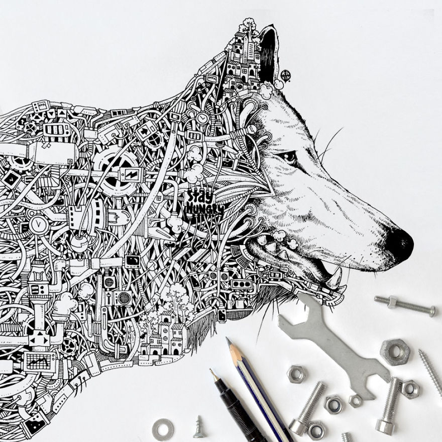 I Doodle Animals And Objects With A Steampunk Twist I Doodle Animals And Objects With A Steampunk Twist