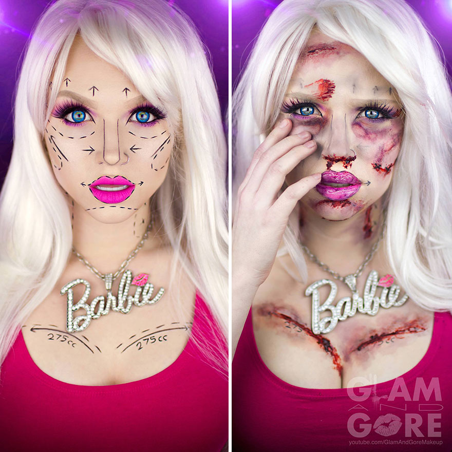 Glam & Gore: Self-Taught Artist Shows The Fate Of Disney Princesses And Pop Icons Glam & Gore: Self-Taught Artist Shows The Fate Of Disney Princesses And Pop Icons