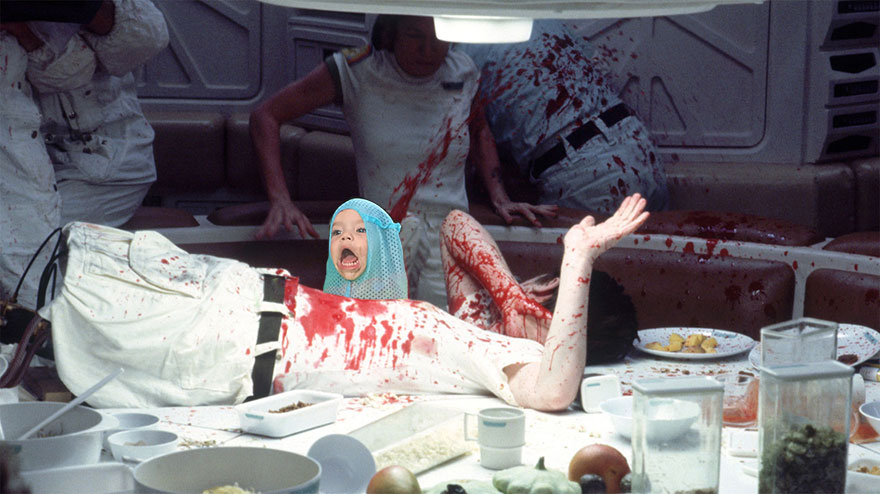 Challenge: Photoshop This Child With A Raft On His Head