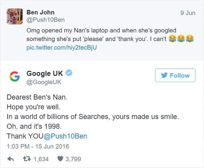 Guy Shares His 85-Year-Old Granny&#8217;s Polite Google Search And It Goes Viral