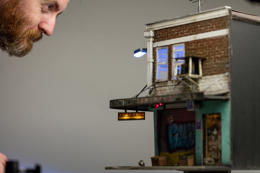 I Create Miniature Urban Landscapes Out Of Cardboard And Wood I Create Miniature Urban Landscapes Out Of Cardboard And Wood