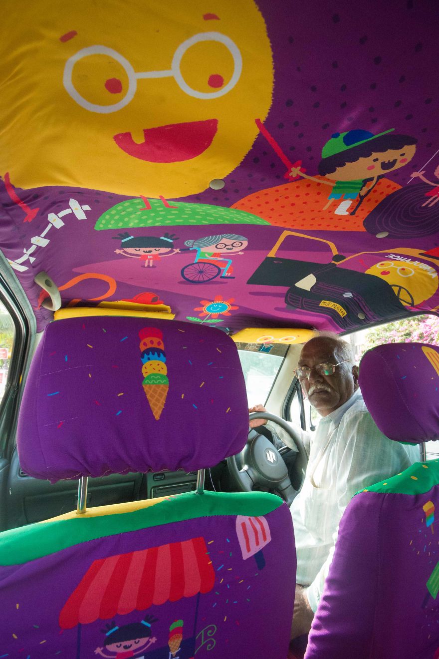 This 75-Year-Old Taxi Driver Helps People In Emergencies, So We Decided To Give His Cab The Design Treatment This 75-Year-Old Taxi Driver Helps People In Emergencies, So We Decided To Give His Cab The Design Treatment