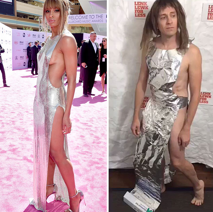 Former &#8216;Buffy&#8217; Star Recreates Celebrity Outfits Using Stuff He Finds At Home