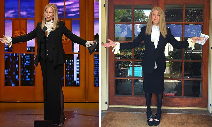 Former &#8216;Buffy&#8217; Star Recreates Celebrity Outfits Using Stuff He Finds At Home