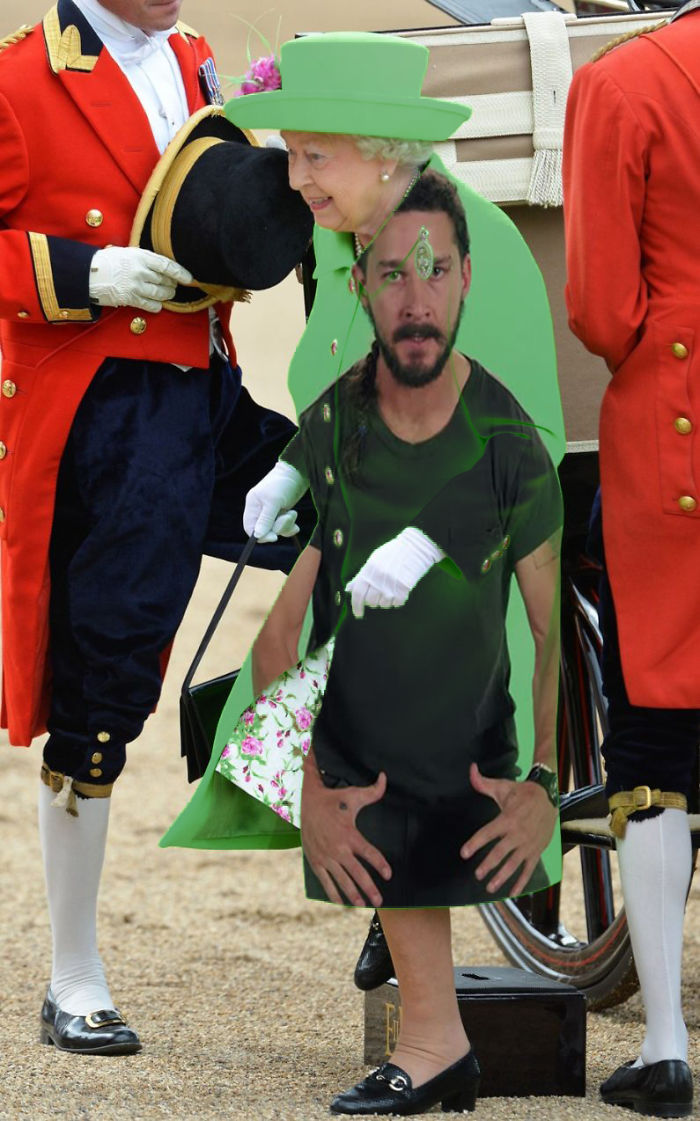 The Queen&#8217;s &#8216;Green Screen&#8217; Outfit Sparks A Hilarious Internet Reaction