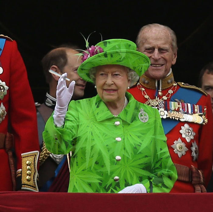 The Queen&#8217;s &#8216;Green Screen&#8217; Outfit Sparks A Hilarious Internet Reaction