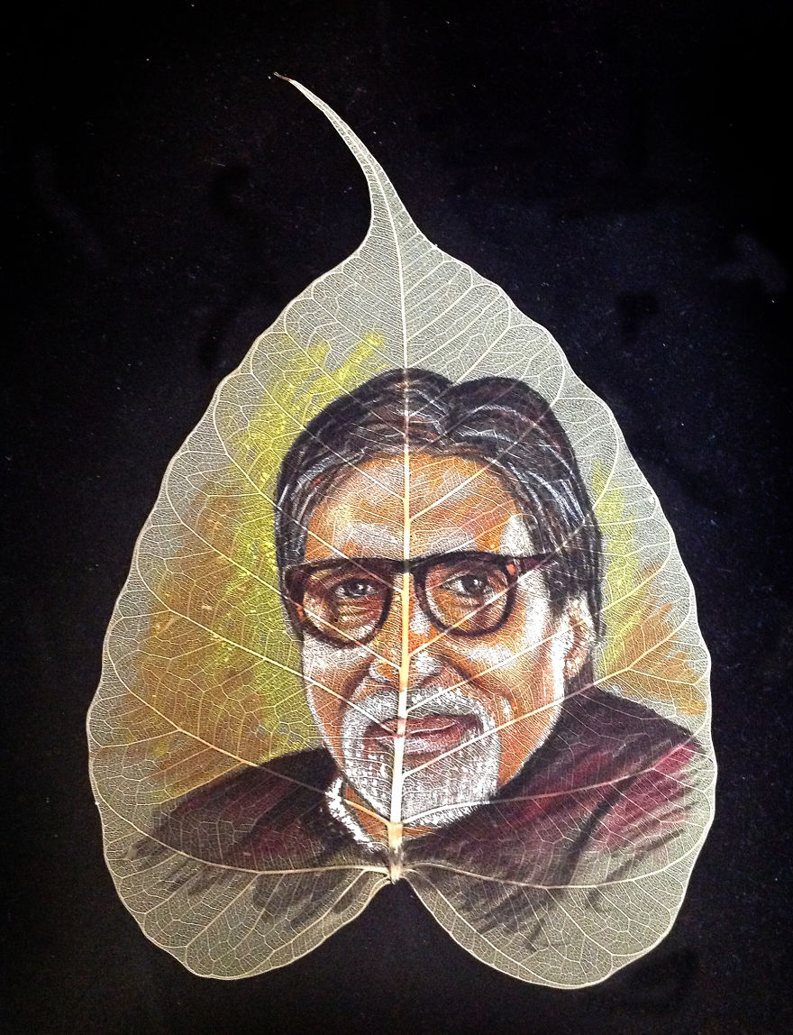 I Paint On Peepal Leaves To Keep The Ancient Art Alive