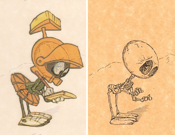 Artist Reveals The Skeletons Of Famous Cartoon Characters Artist Reveals The Skeletons Of Famous Cartoon Characters