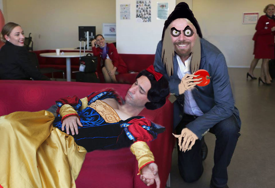 Richard Branson Catches His Employee Sleeping At Work Richard Branson Catches His Employee Sleeping At Work