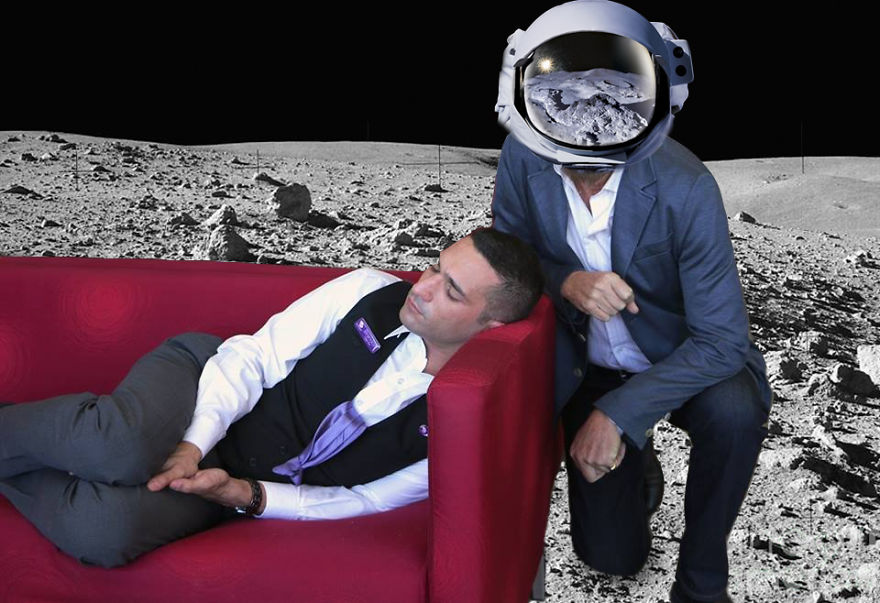 Richard Branson Catches His Employee Sleeping At Work Richard Branson Catches His Employee Sleeping At Work