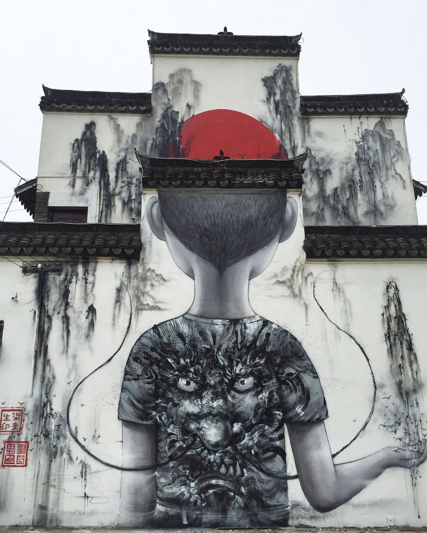 Splattered-Ink Paintings Where I Turn Chaos Into Art Splattered-Ink Paintings Where I Turn Chaos Into Art