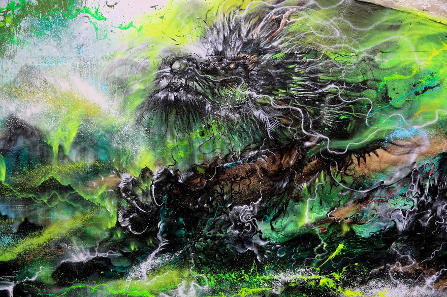 Splattered-Ink Paintings Where I Turn Chaos Into Art Splattered-Ink Paintings Where I Turn Chaos Into Art