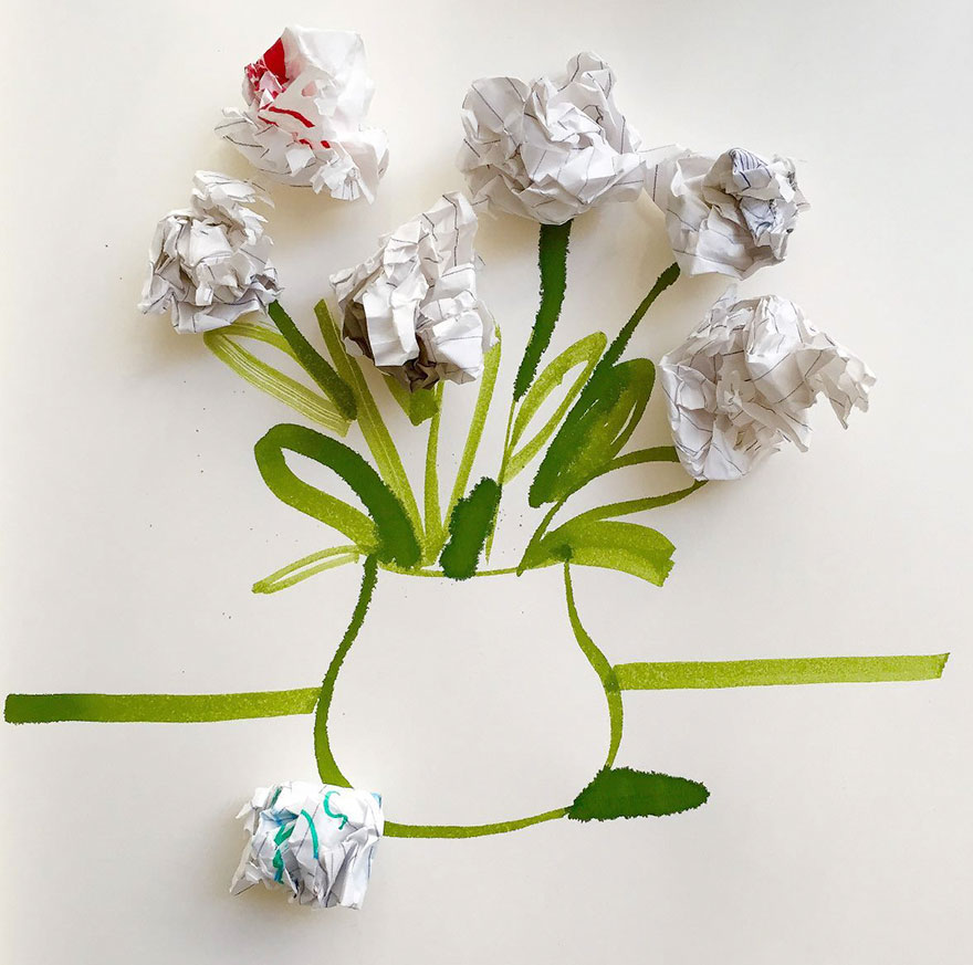 Illustrator Completes His Illustrations With Everyday Objects (61 Pics) Illustrator Completes His Illustrations With Everyday Objects (61 Pics)