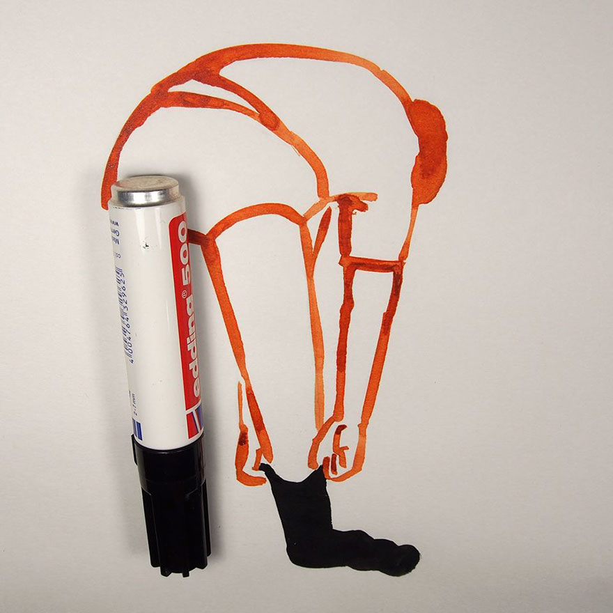 Illustrator Completes His Illustrations With Everyday Objects (61 Pics) Illustrator Completes His Illustrations With Everyday Objects (61 Pics)