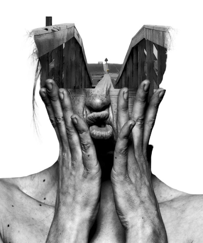 Double Exposure Portraits Where I Merge Two Worlds Into One