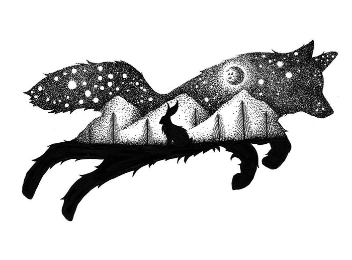 I Draw Thousands Of Tiny Dots To Create These Wild Illustrations I Draw Thousands Of Tiny Dots To Create These Wild Illustrations