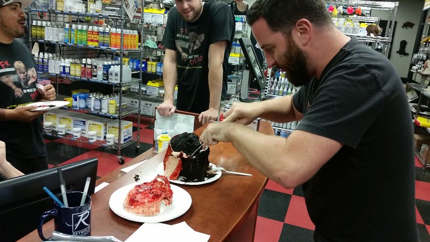 I Took The Phrase &#8216;Death By Chocolate&#8217; Literally And Turned It Into A Cake