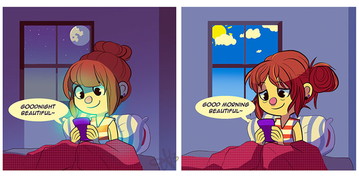 Artist Illustrates Her Long Distance Relationship Struggles And Joys Artist Illustrates Her Long Distance Relationship Struggles And Joys