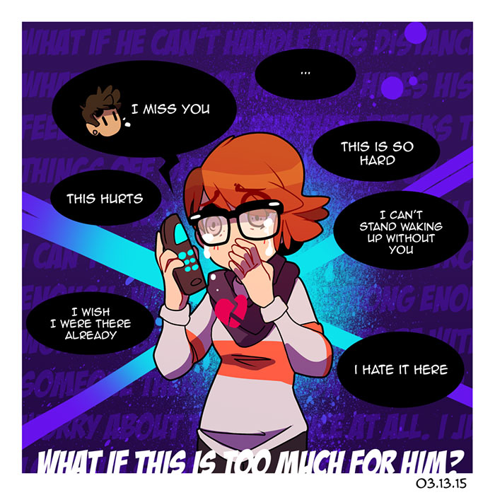 Artist Illustrates Her Long Distance Relationship Struggles And Joys Artist Illustrates Her Long Distance Relationship Struggles And Joys