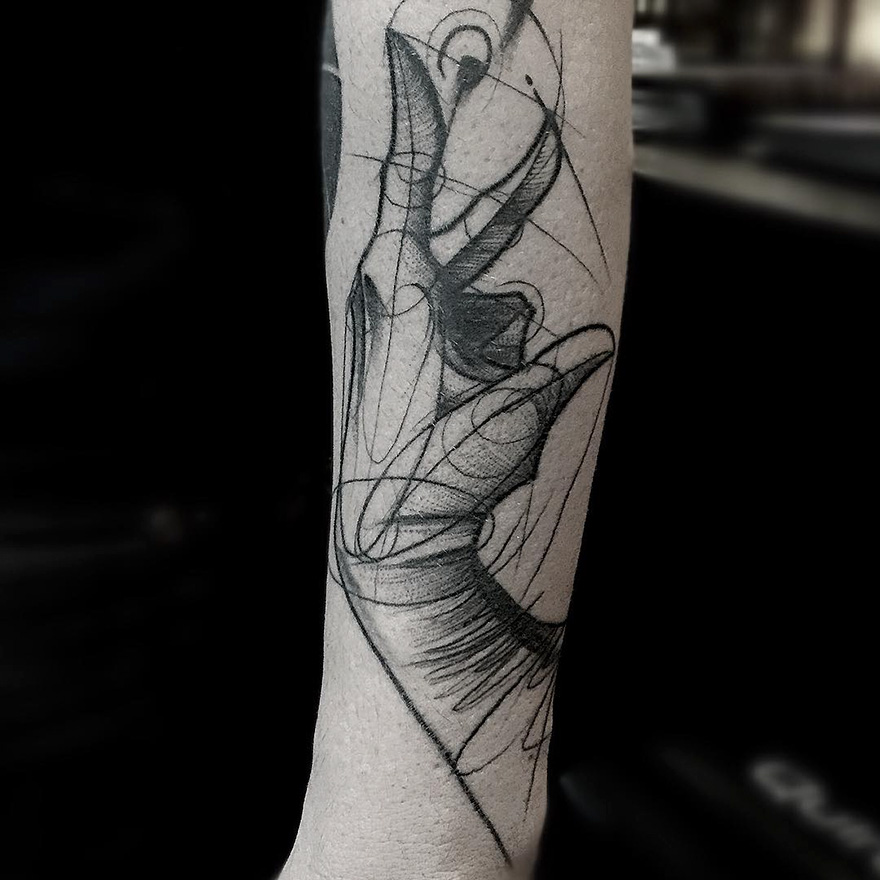 Sketch Tattoos By Frank Carrilho Show The Beauty Of Imperfection Sketch Tattoos By Frank Carrilho Show The Beauty Of Imperfection