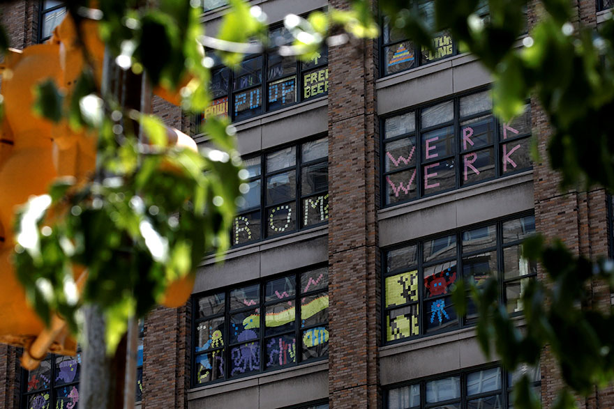 Post-It War Between Two Office Buildings Ends With Epic Finale