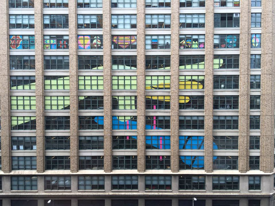 Post-It War Between Two Office Buildings Ends With Epic Finale