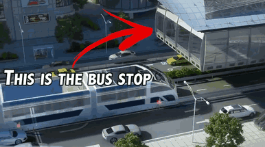 Elevated Bus That Drives Above Traffic Jams Elevated Bus That Drives Above Traffic Jams