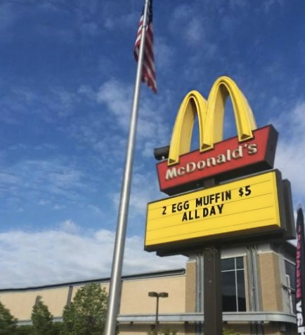 Hilarious Billboard War Between McDonald’s And Liquor Store Is Getting Serious Hilarious Billboard War Between McDonald’s And Liquor Store Is Getting Serious