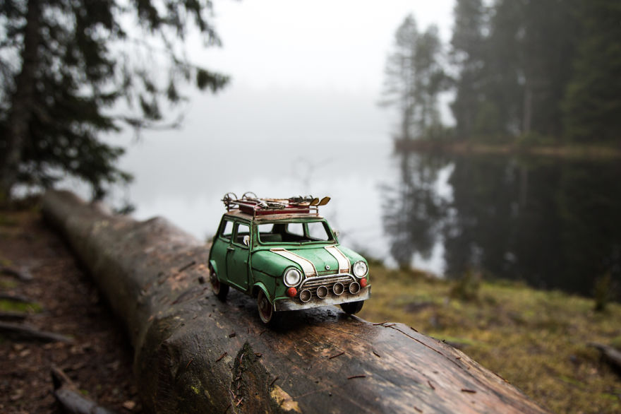 Exploring This Big Wild World With My Little Cars