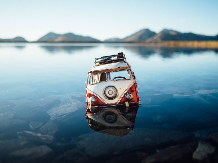 Exploring This Big Wild World With My Little Cars