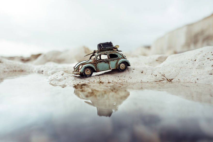 Exploring This Big Wild World With My Little Cars