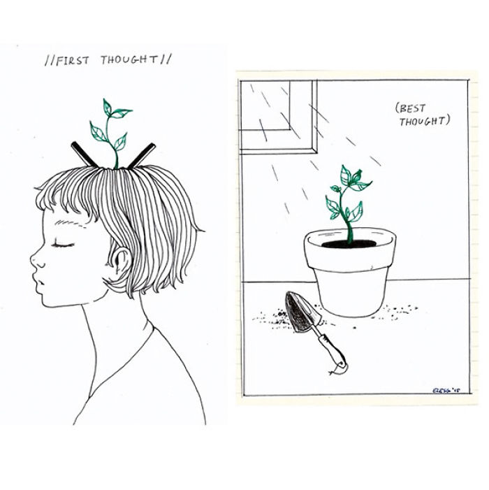 Young Artist Creates Insightful Illustrations Based On Her Life Young Artist Creates Insightful Illustrations Based On Her Life