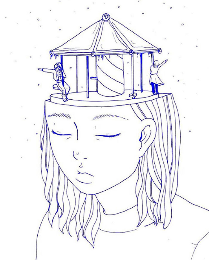 Young Artist Creates Insightful Illustrations Based On Her Life Young Artist Creates Insightful Illustrations Based On Her Life