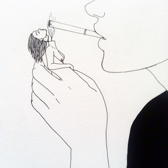 Young Artist Creates Insightful Illustrations Based On Her Life Young Artist Creates Insightful Illustrations Based On Her Life