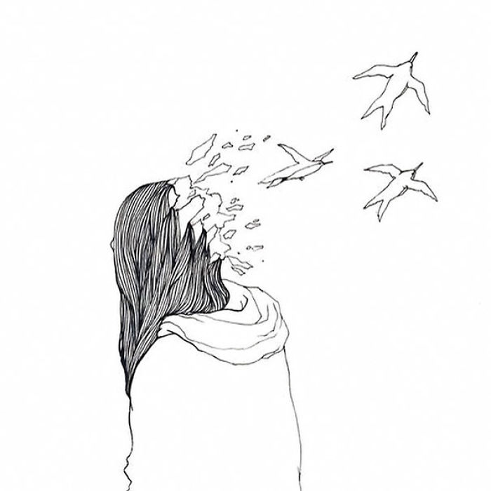 Young Artist Creates Insightful Illustrations Based On Her Life Young Artist Creates Insightful Illustrations Based On Her Life