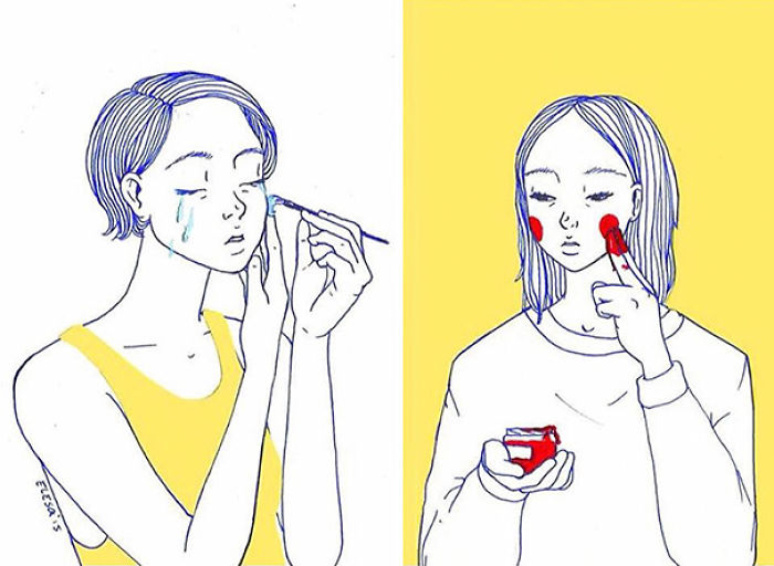 Young Artist Creates Insightful Illustrations Based On Her Life Young Artist Creates Insightful Illustrations Based On Her Life