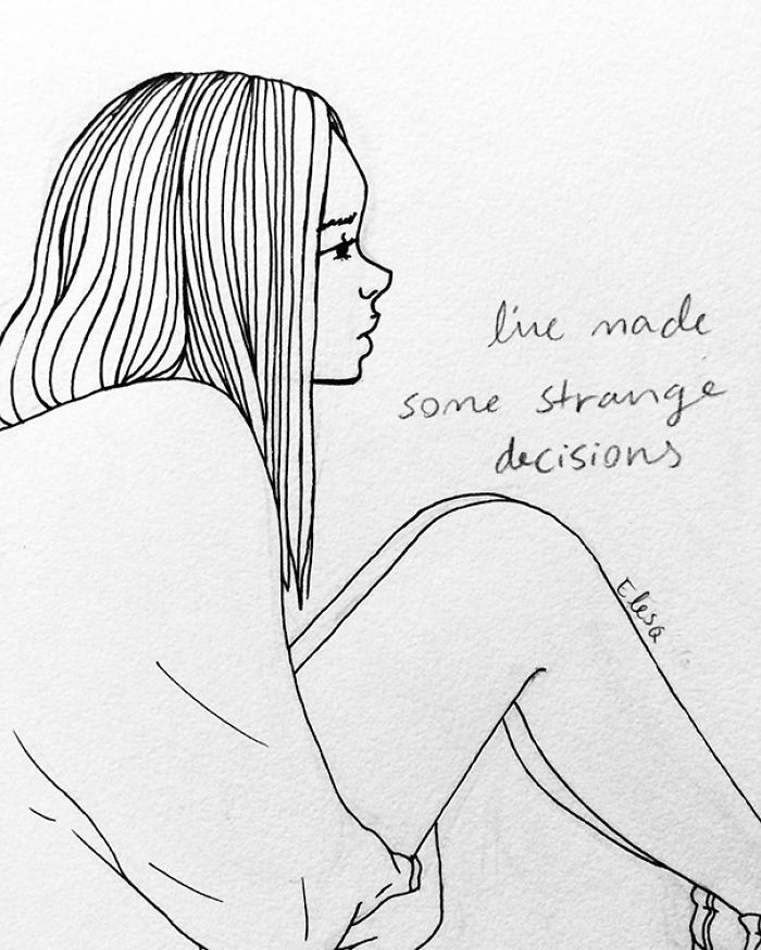 Young Artist Creates Insightful Illustrations Based On Her Life Young Artist Creates Insightful Illustrations Based On Her Life